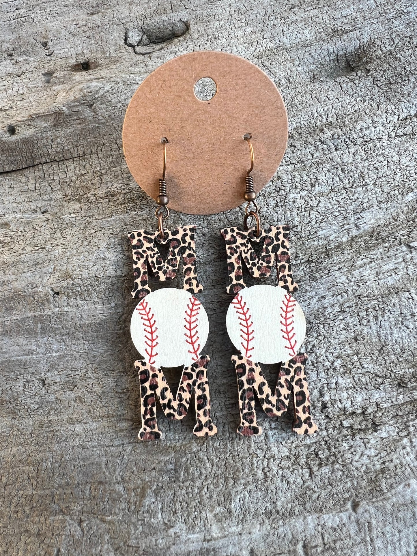 Sports Mom Dangly Earrings