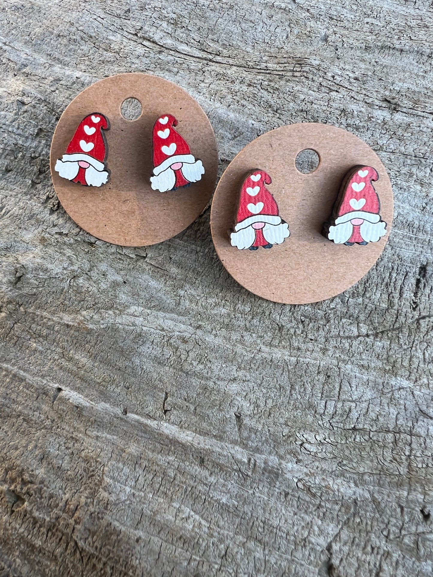 Valentine’s Gnome Stud Earrings