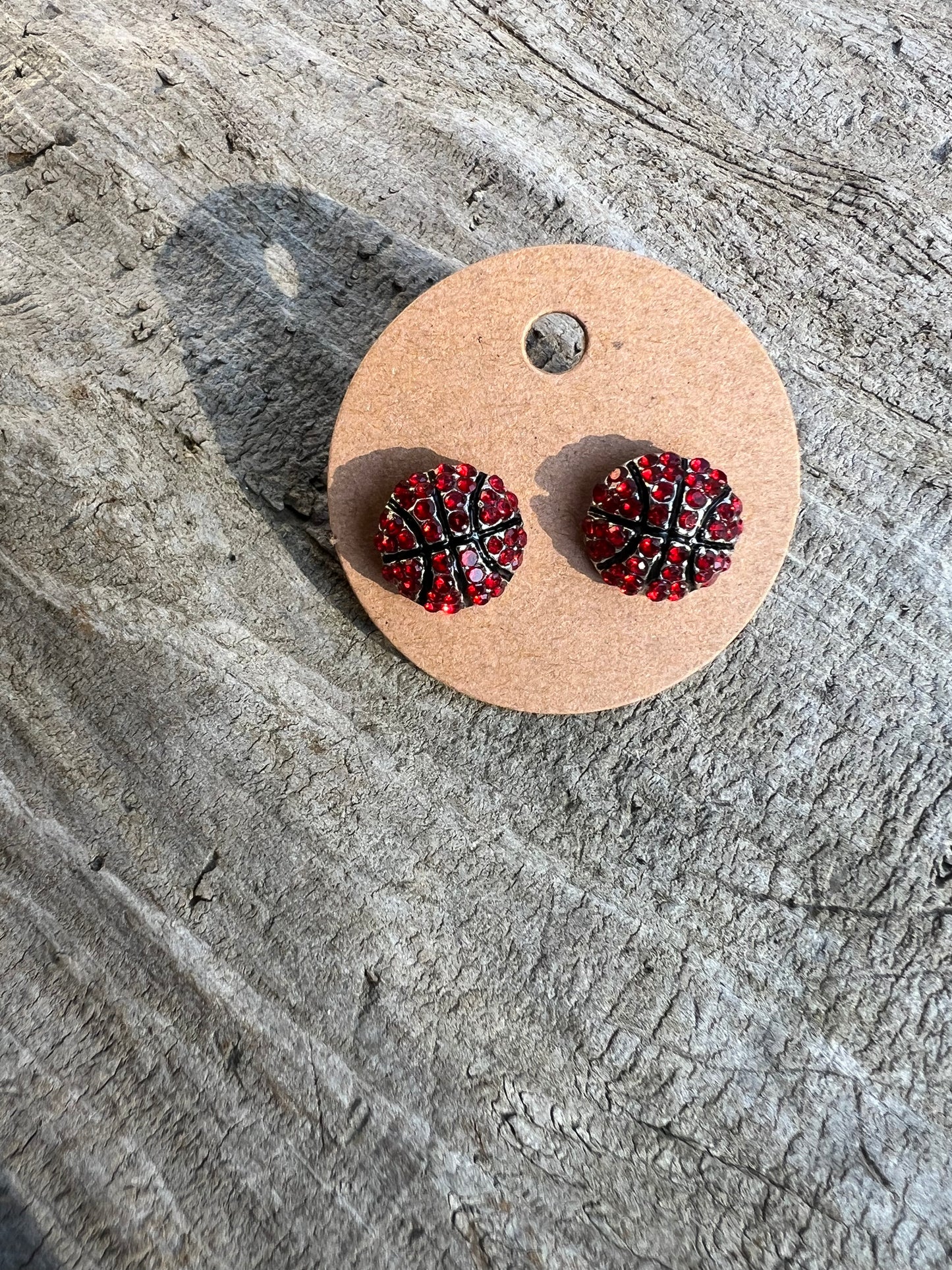 Sparkly Sports Stud Earrings