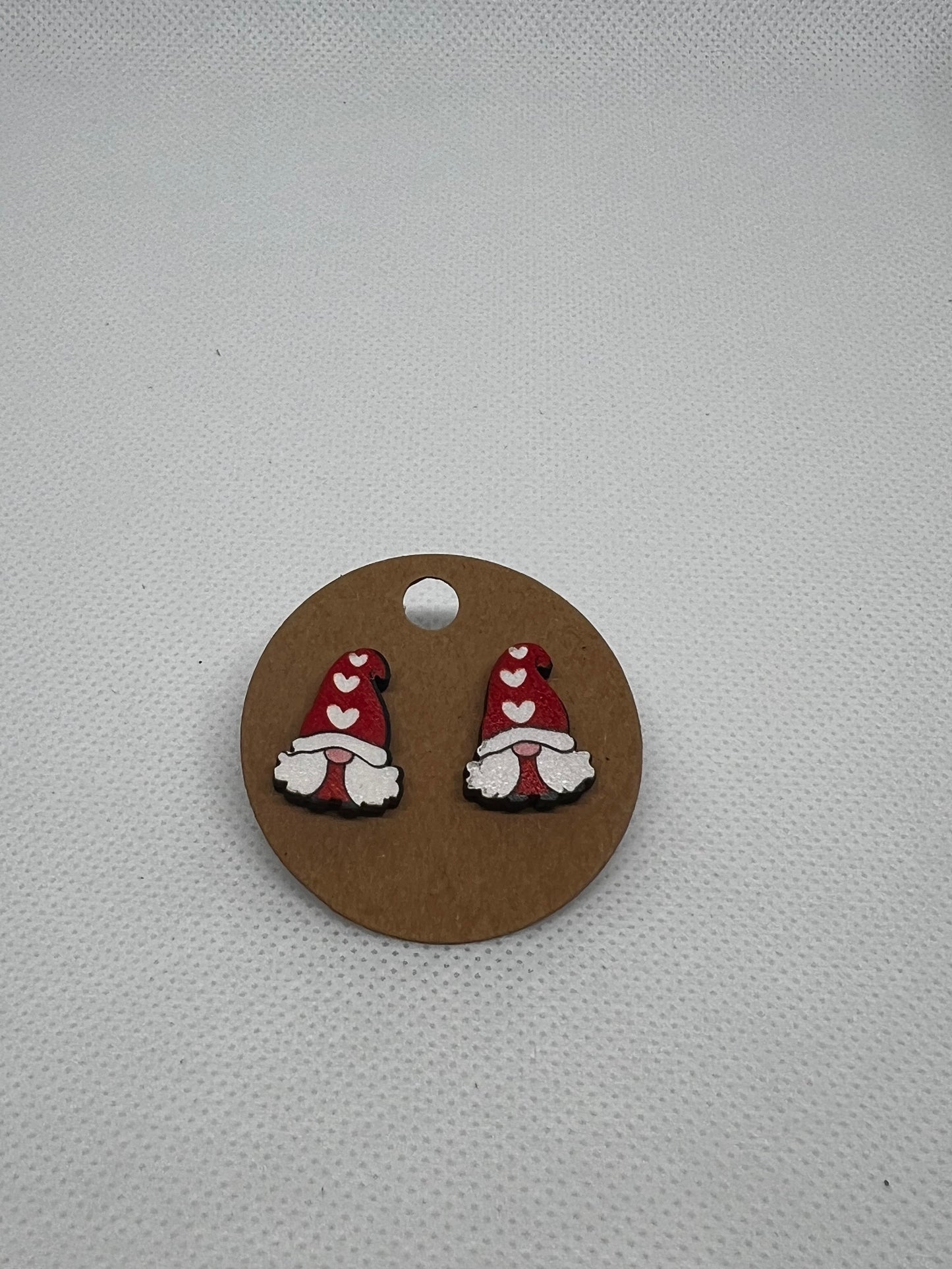 Valentine’s Gnome Stud Earrings