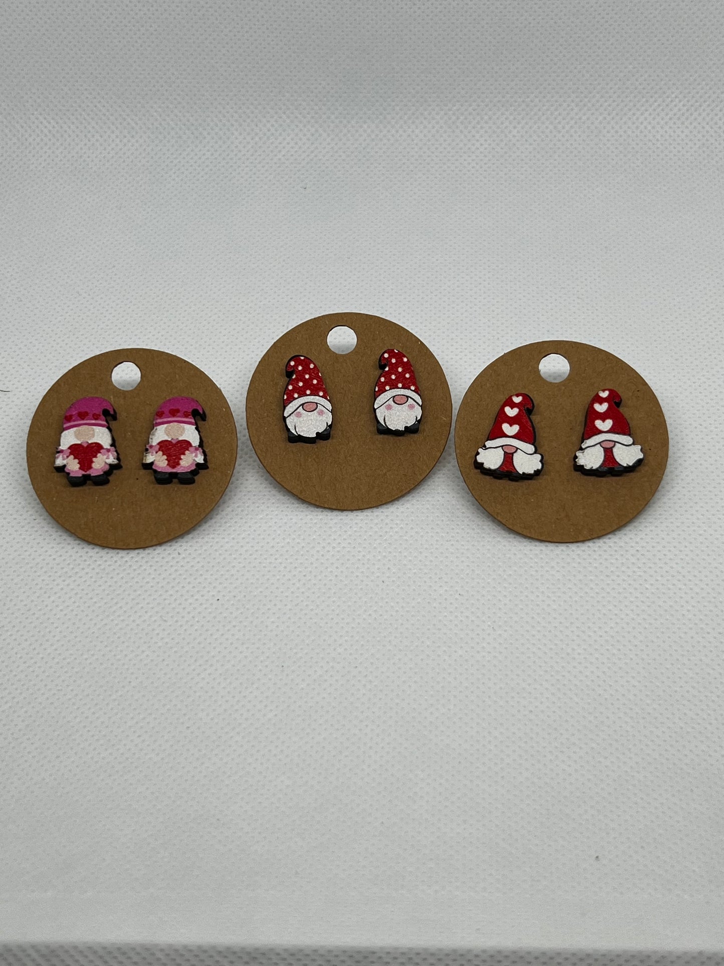 Valentine’s Gnome Stud Earrings