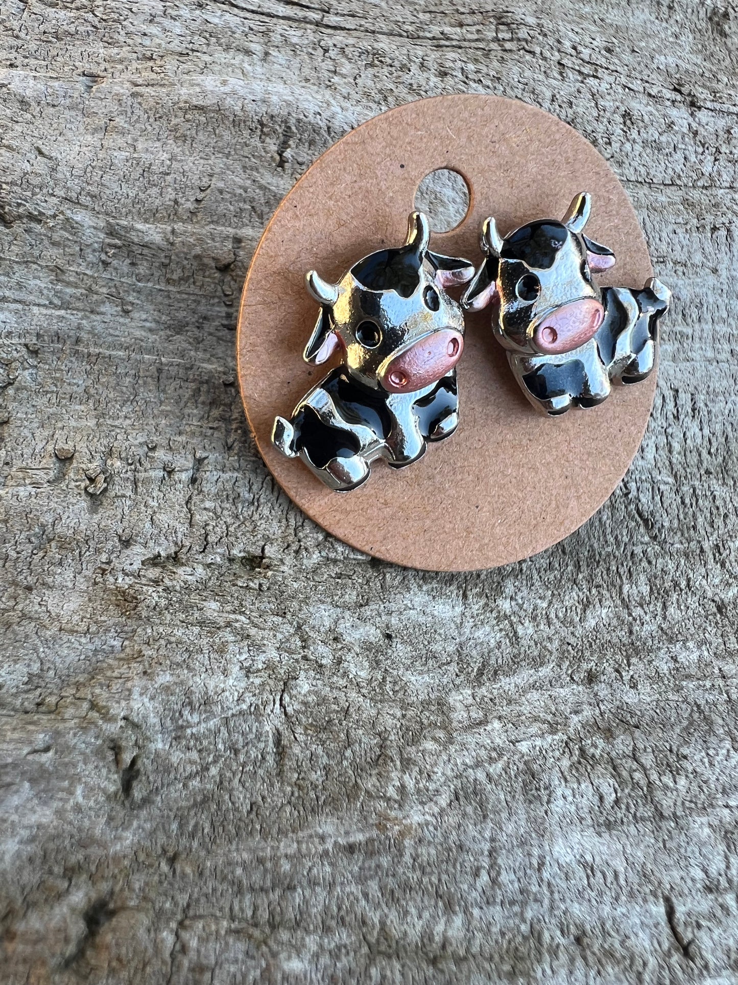 Cow Stud Earrings