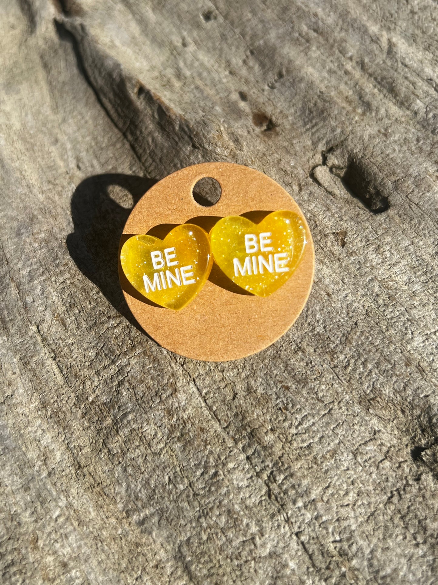 Be Mine Heart Stud Earrings