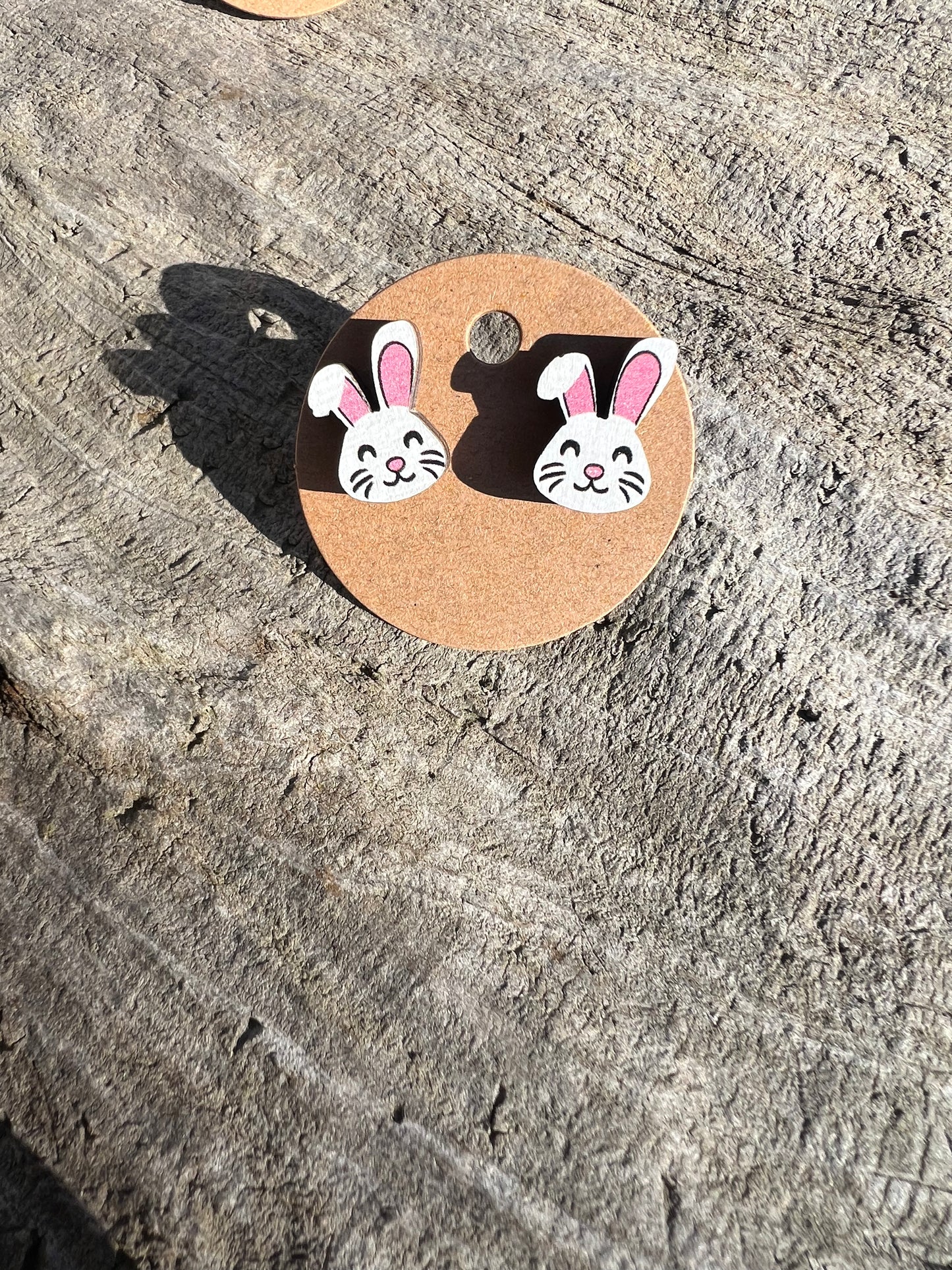 Easter Bunny Stud Earrings