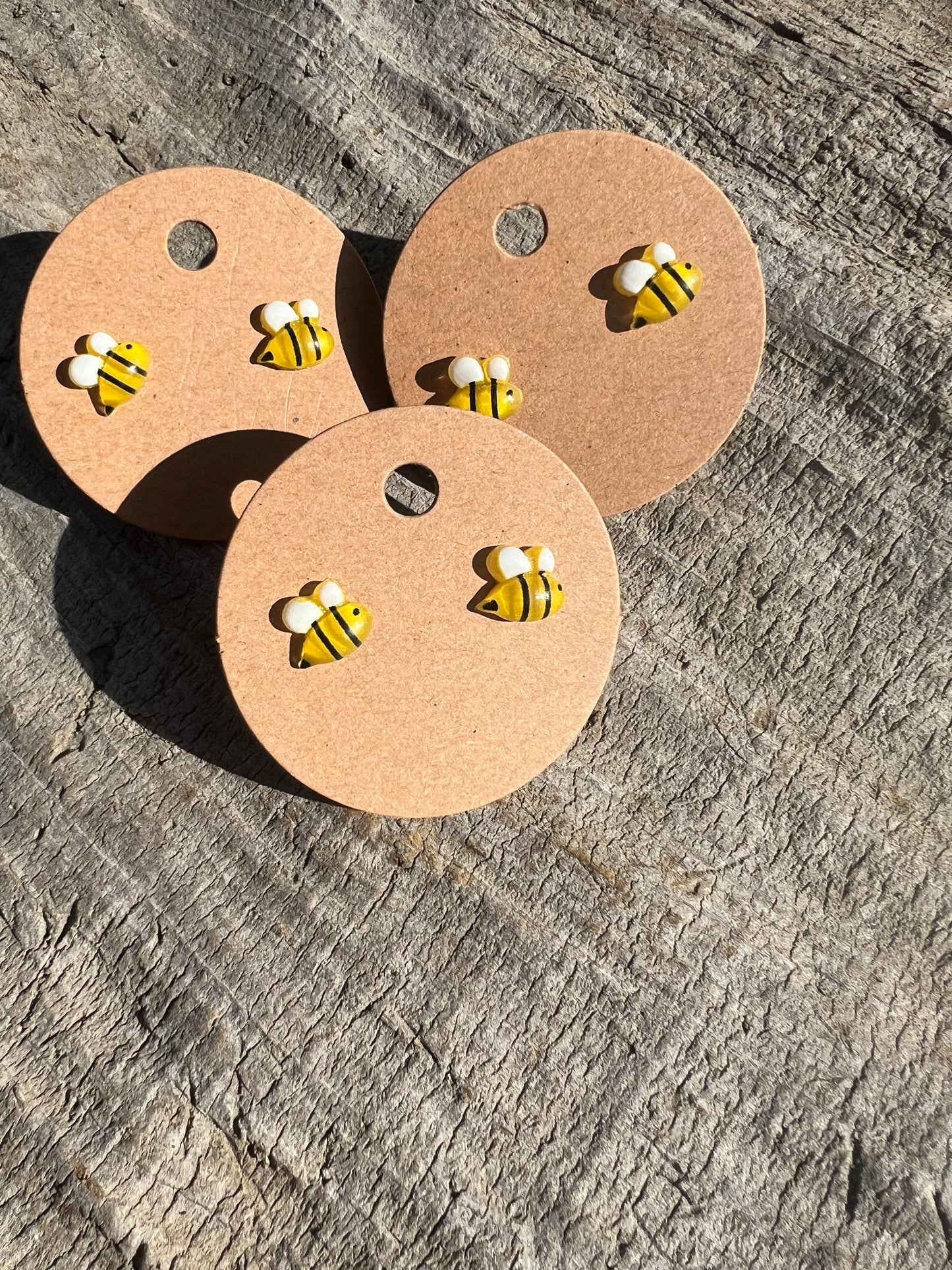 Mini Bee Stud Earrings