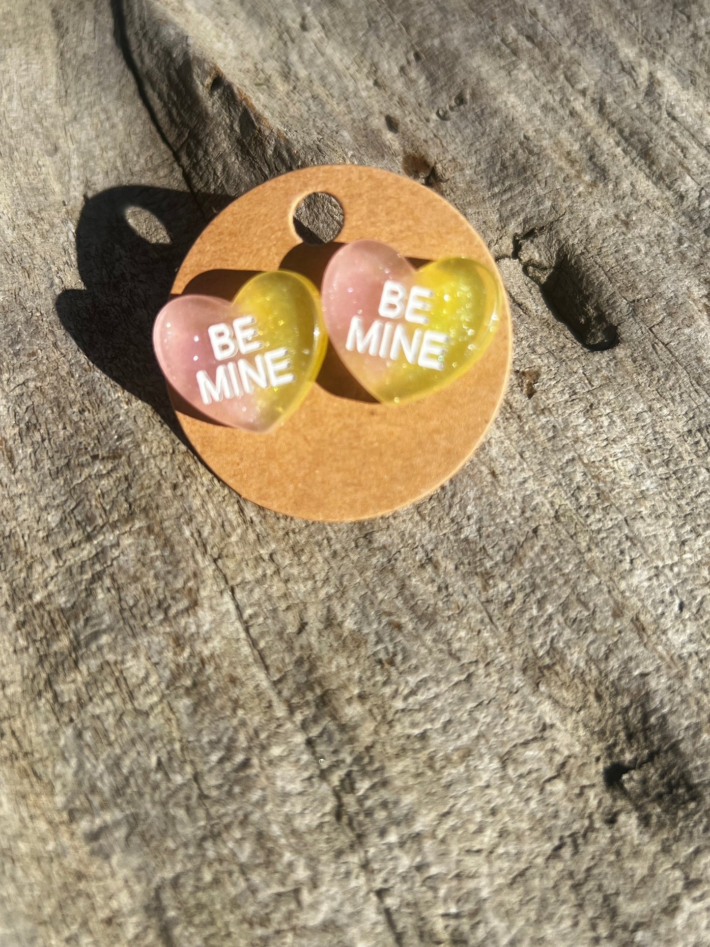 Be Mine Heart Stud Earrings