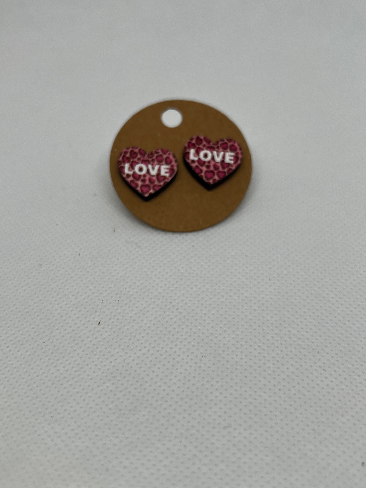 Valentine’s Heart Stud Earrings