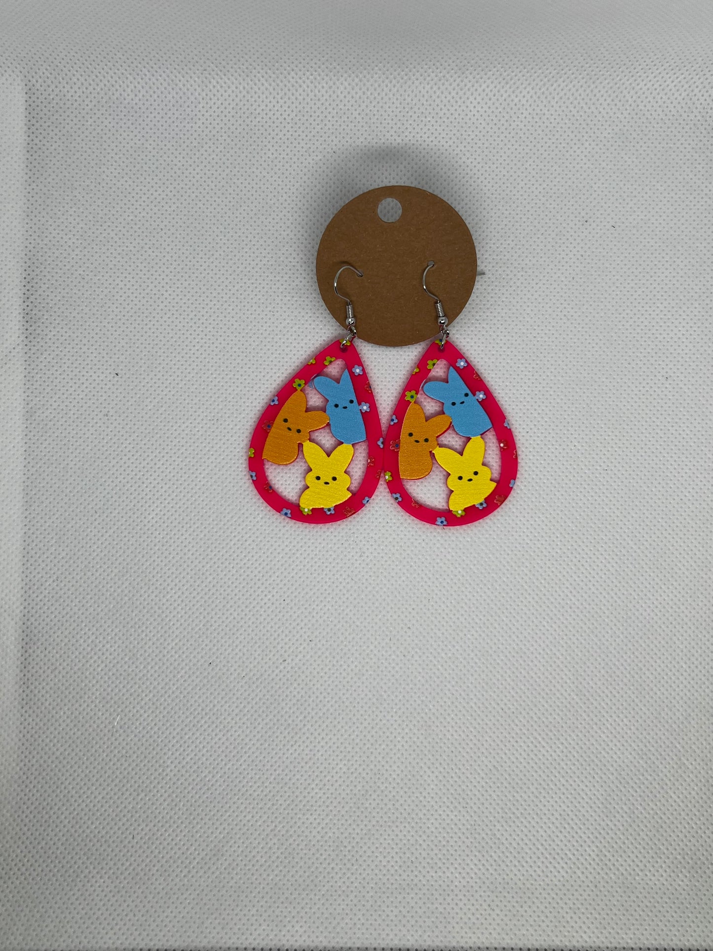 Easter Peep Dangly Earrings