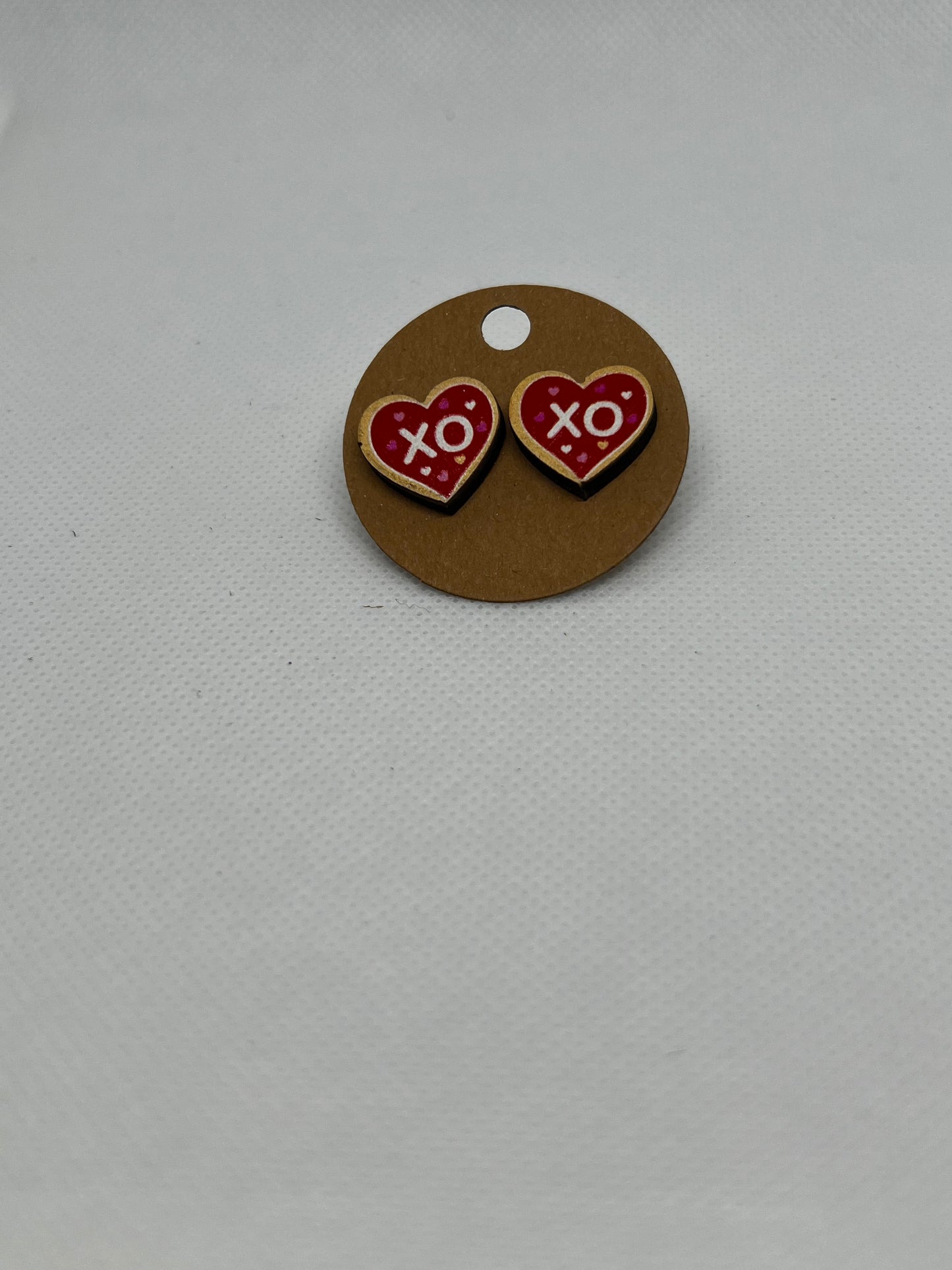 Valentine’s Heart Stud Earrings