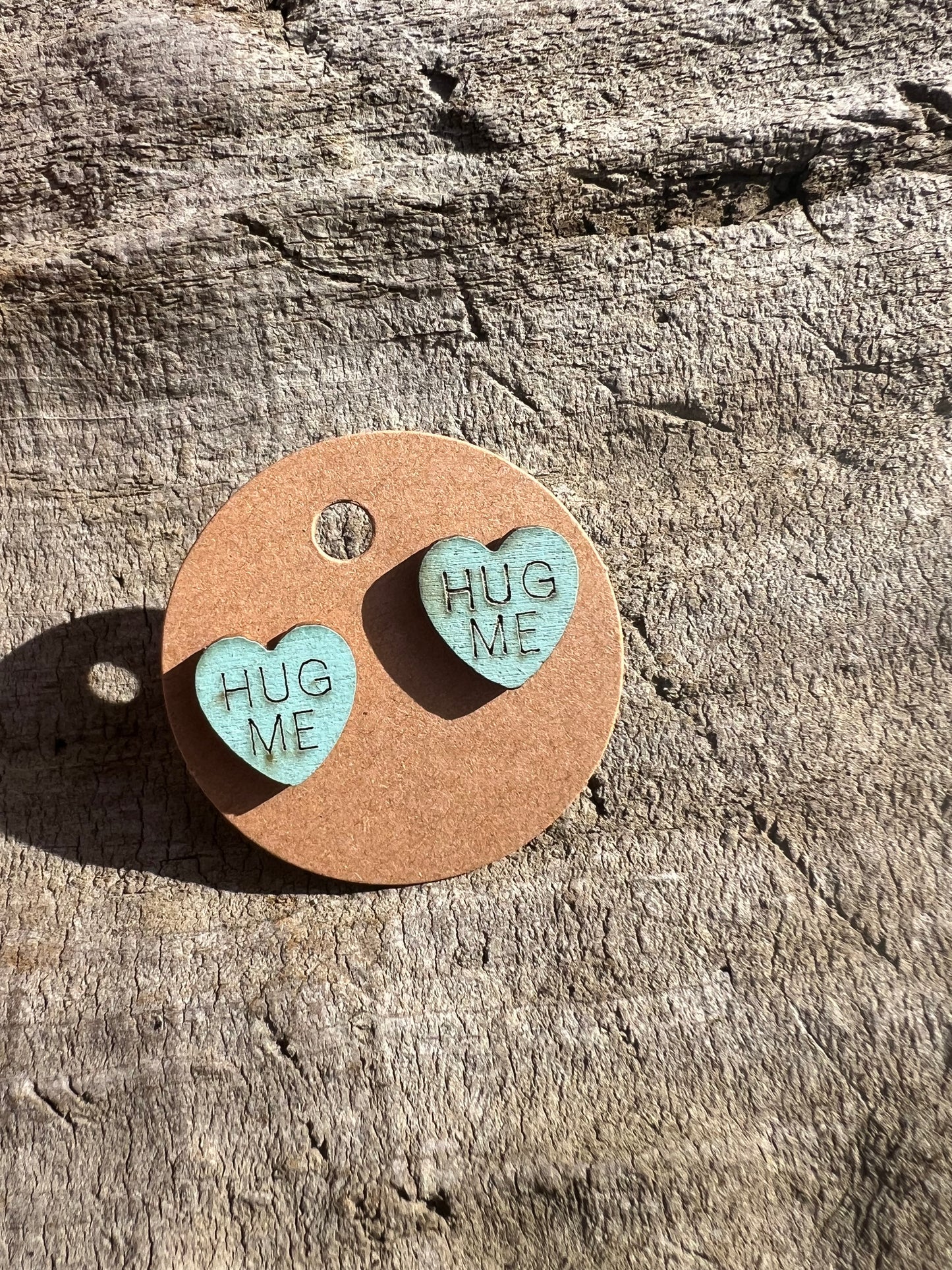 Valentines Heart Stud Earrings