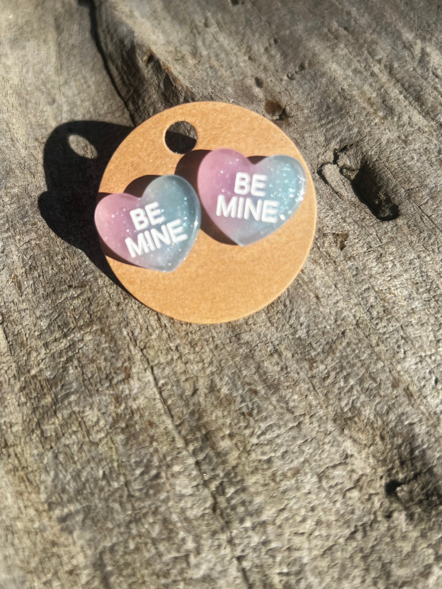 Be Mine Heart Stud Earrings