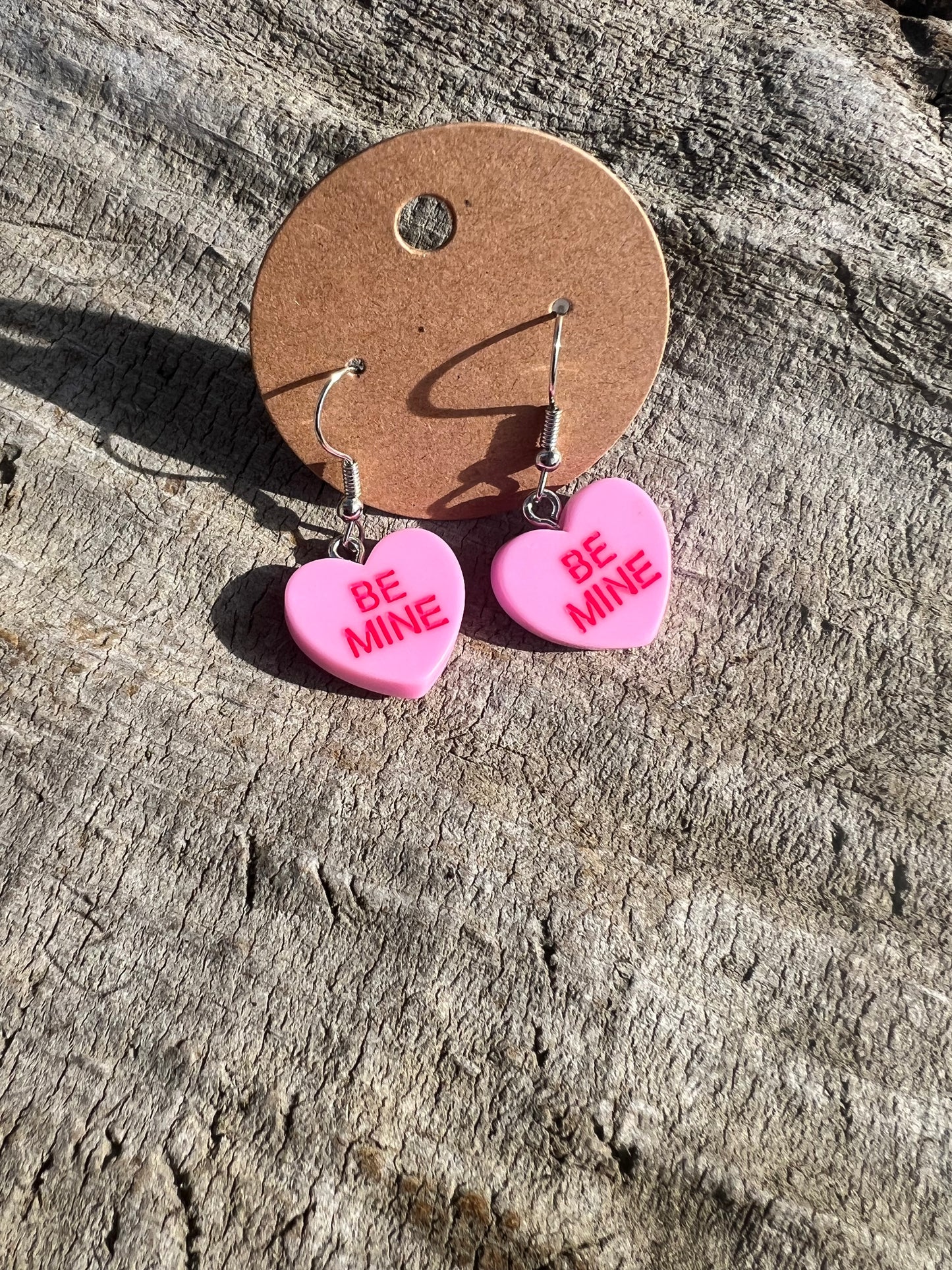 Be Mine Heart Dangly Earrings