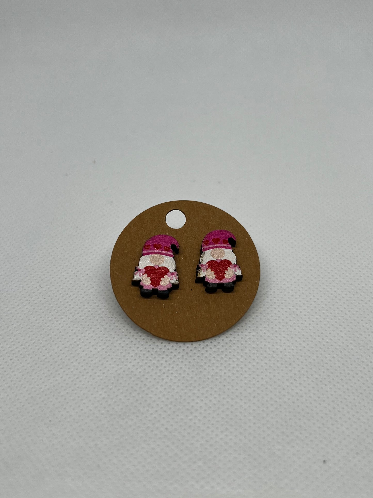 Valentine’s Gnome Stud Earrings