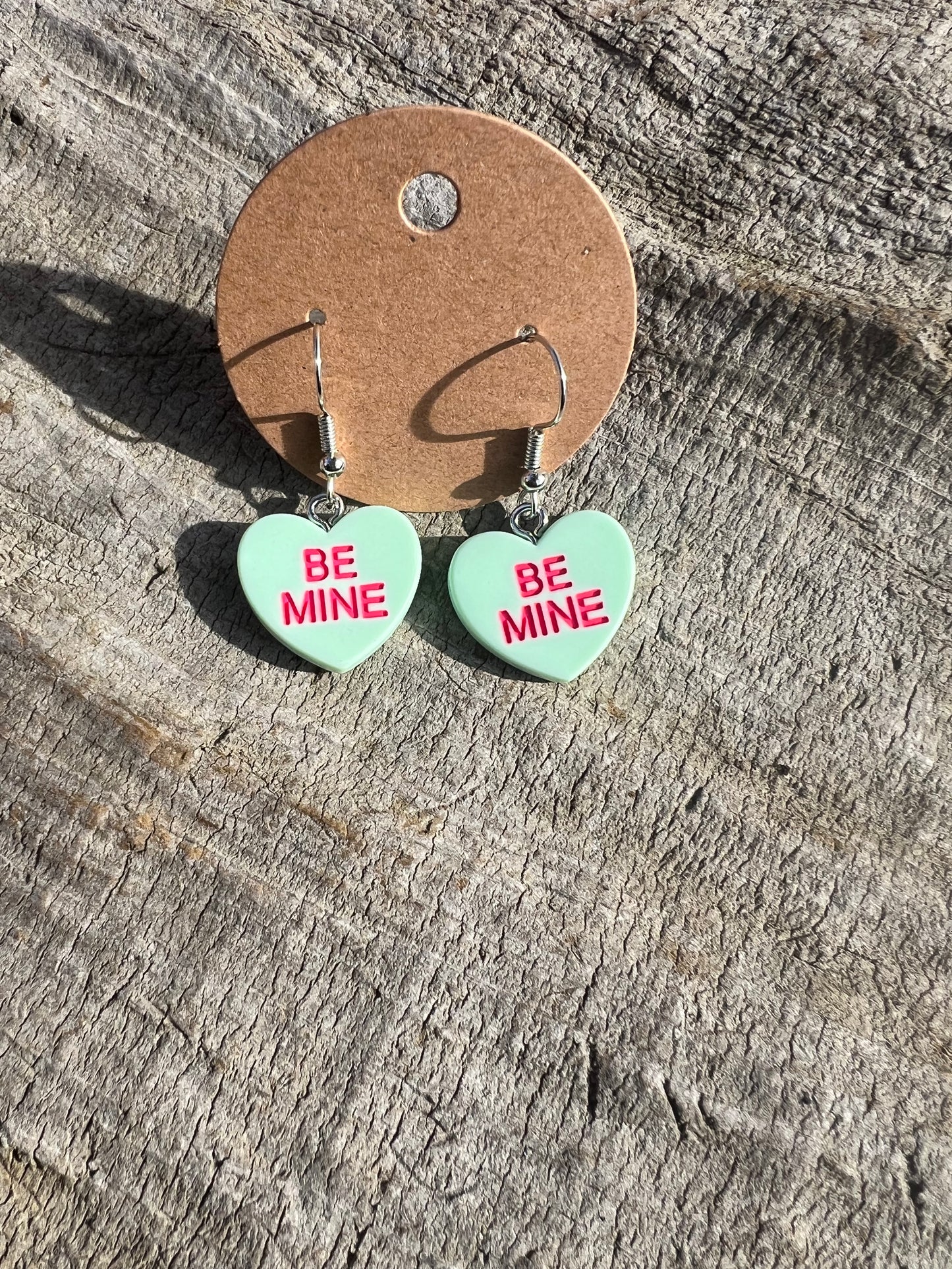 Be Mine Heart Dangly Earrings