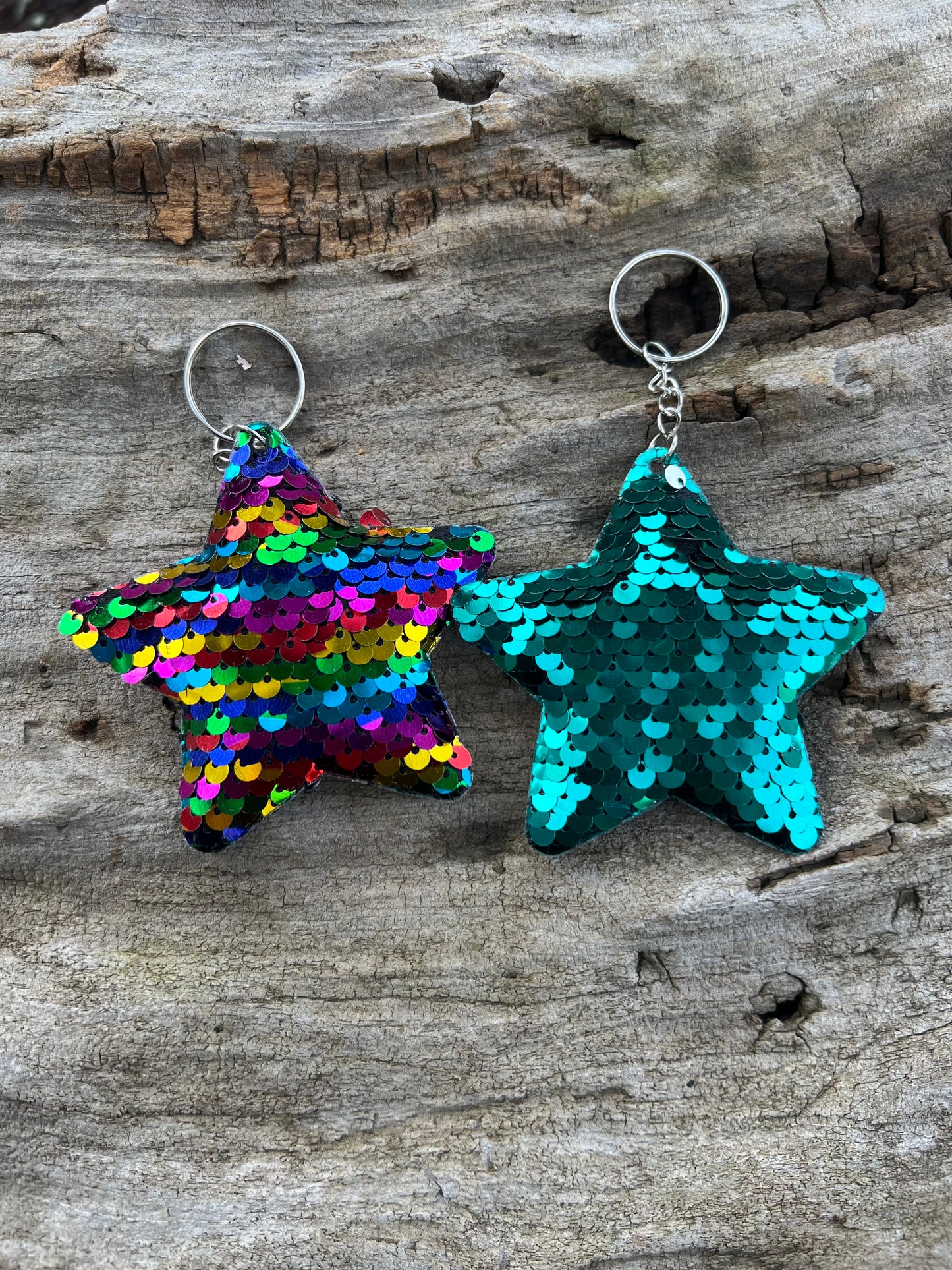 Sparkly Sequin Keychain