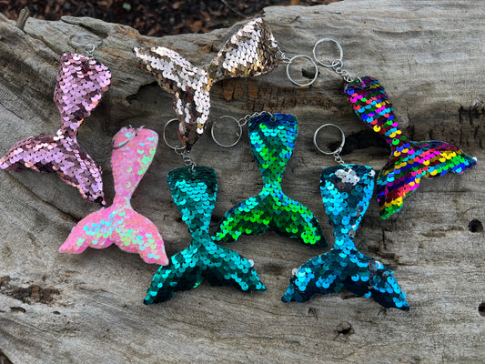 Sparkly Sequin Keychain