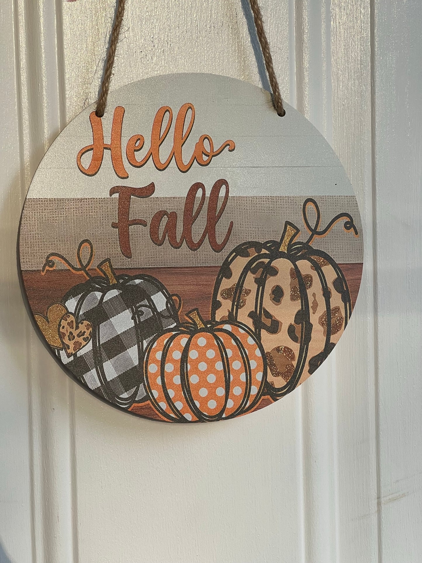 Hello Fall Door Hanger