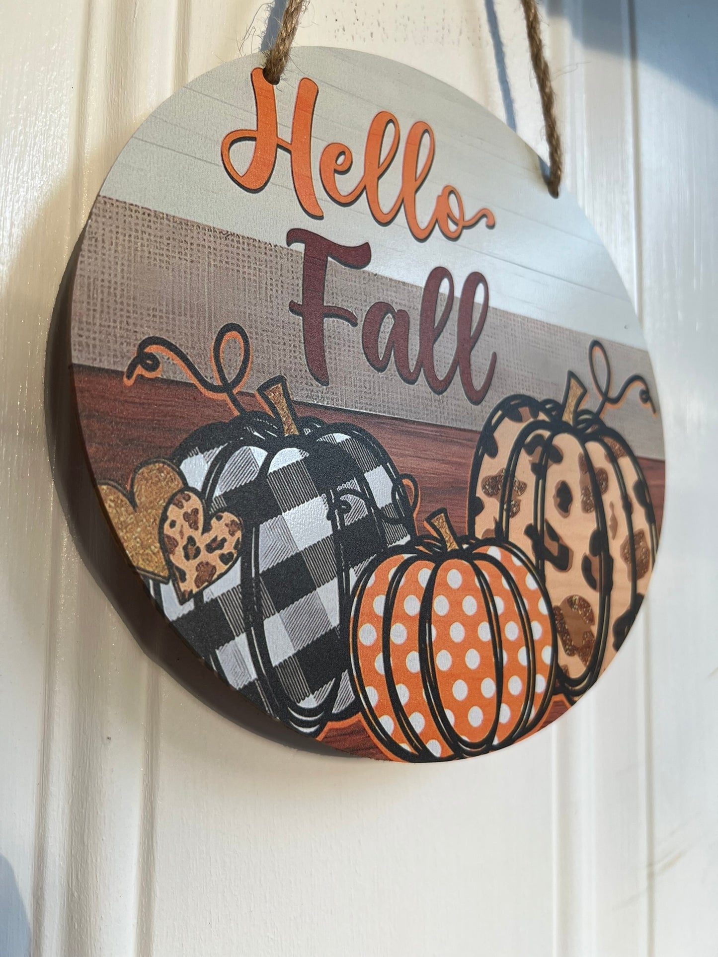 Hello Fall Door Hanger