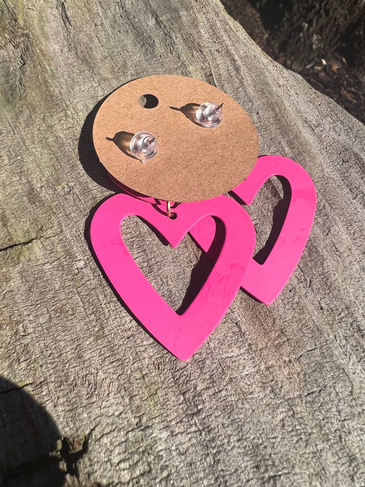 Pretty in Pink Dangly Earrings