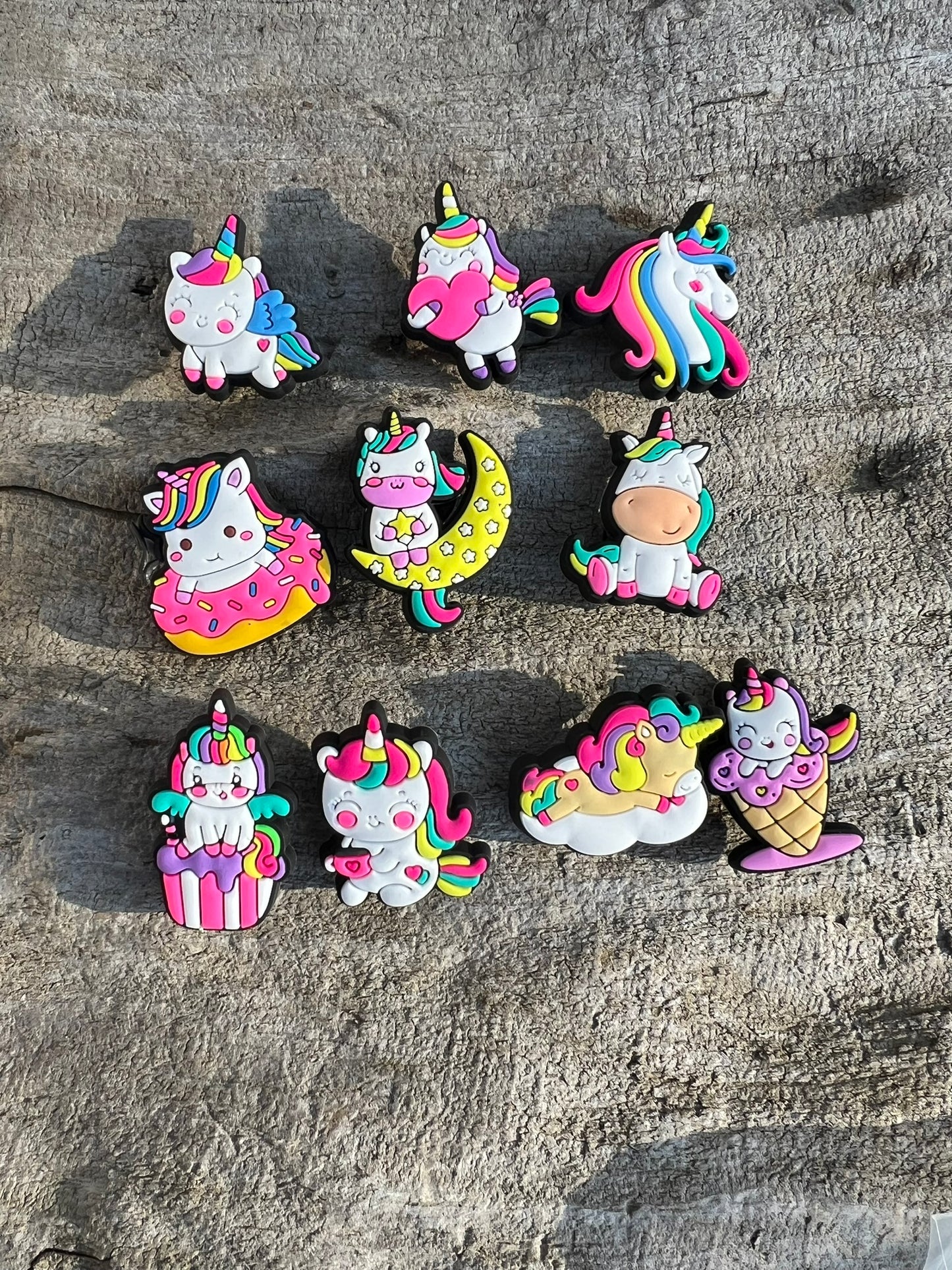 Unicorn Croc Charms