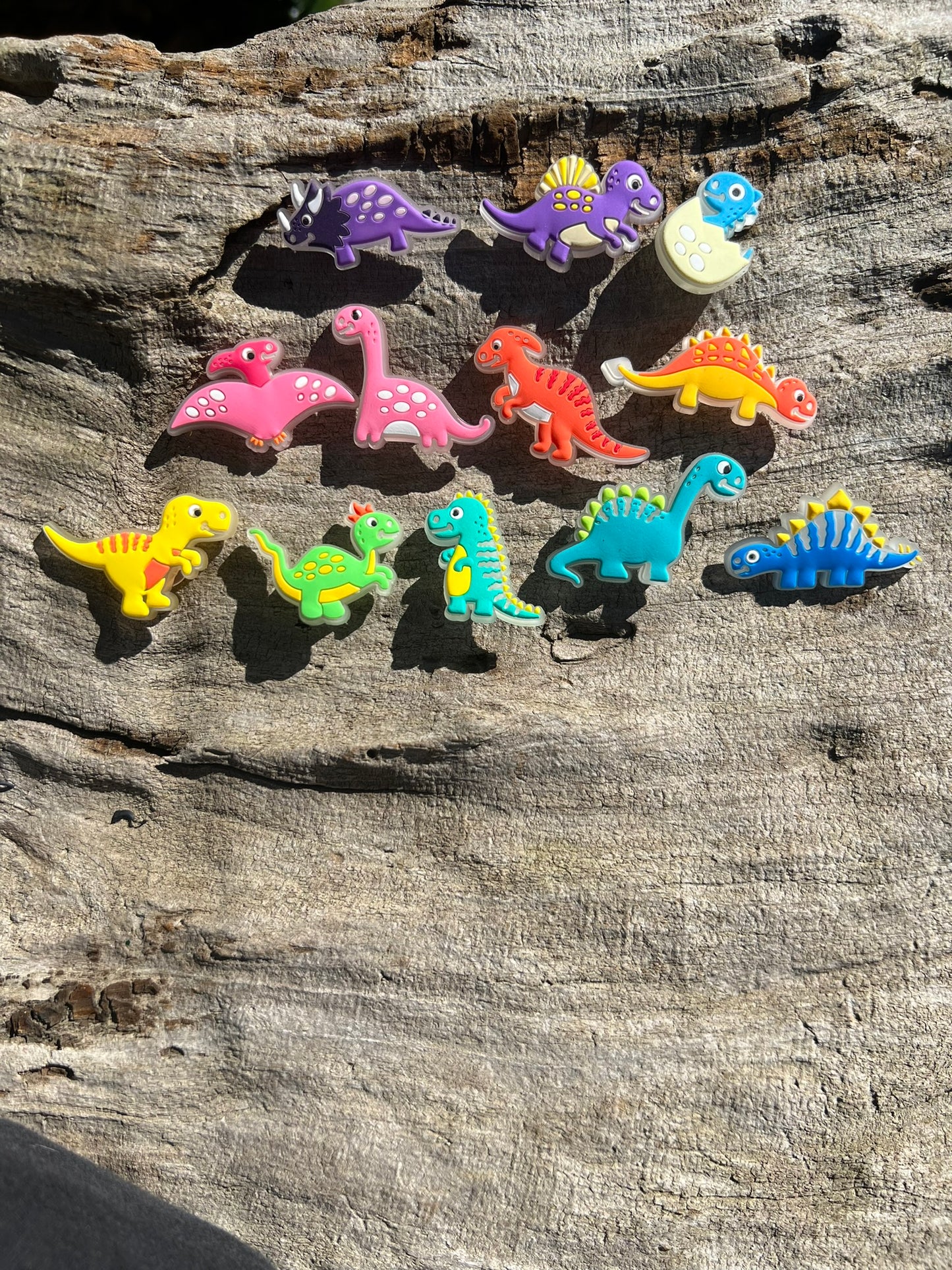 Dino Croc Charms Glow in the Dark!