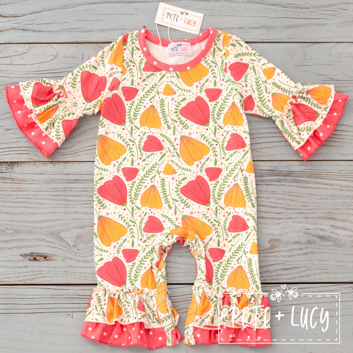 Dancing Tulip Romper