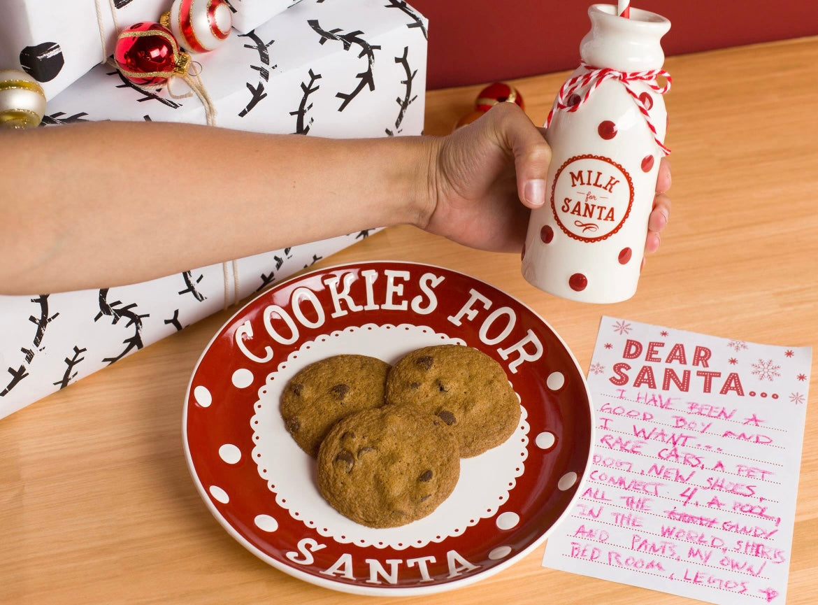 Santa's Milk & Cookie Set