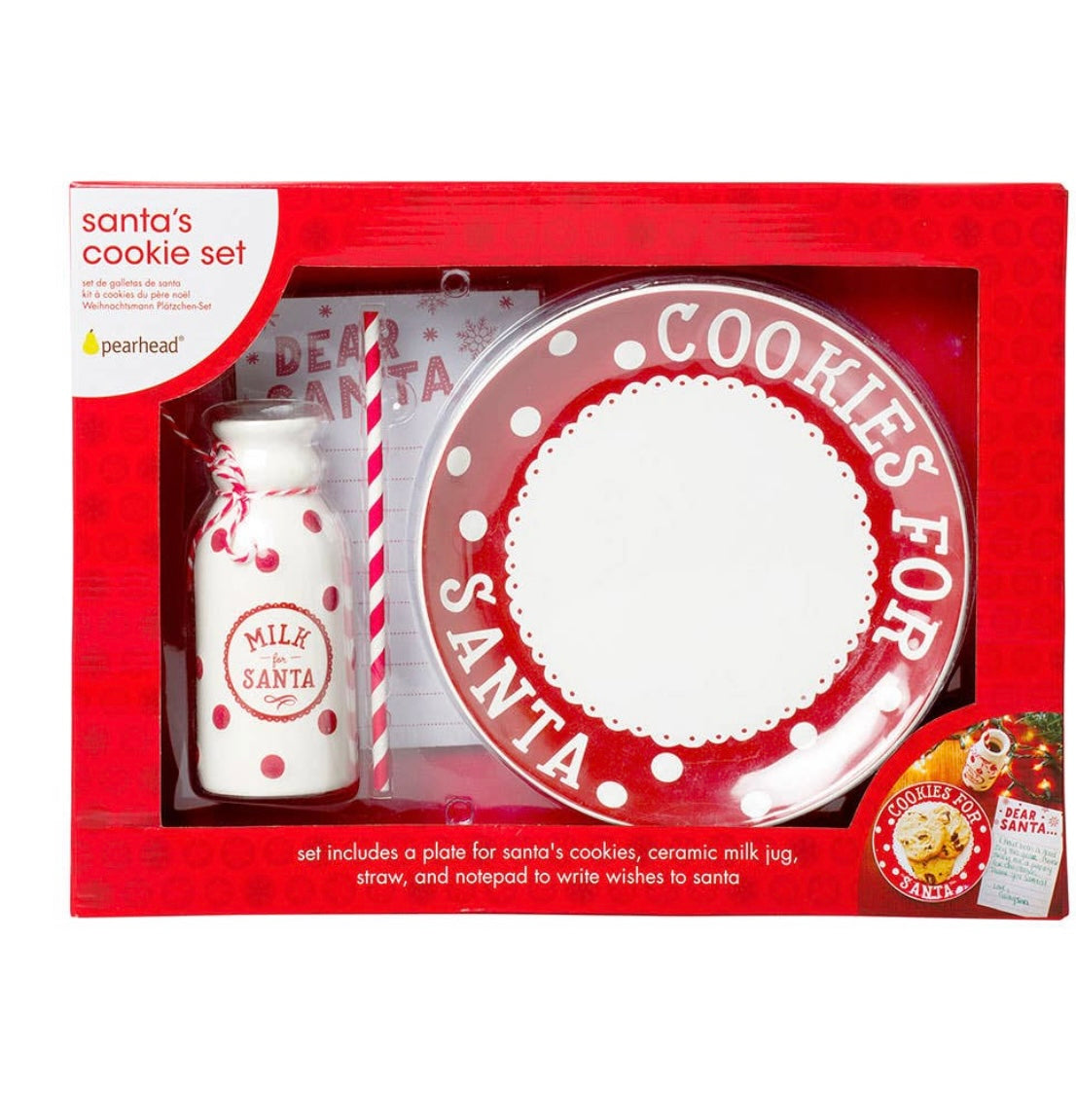 Santa's Milk & Cookie Set